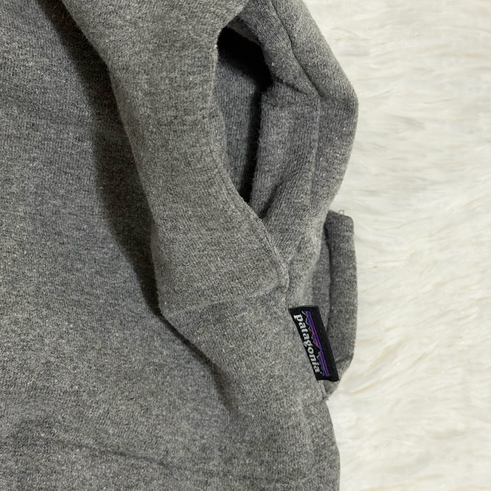 Patagonia Uprisal Hoodie Small Gray Mountain Stripe Pullover - Picture 10 of 11